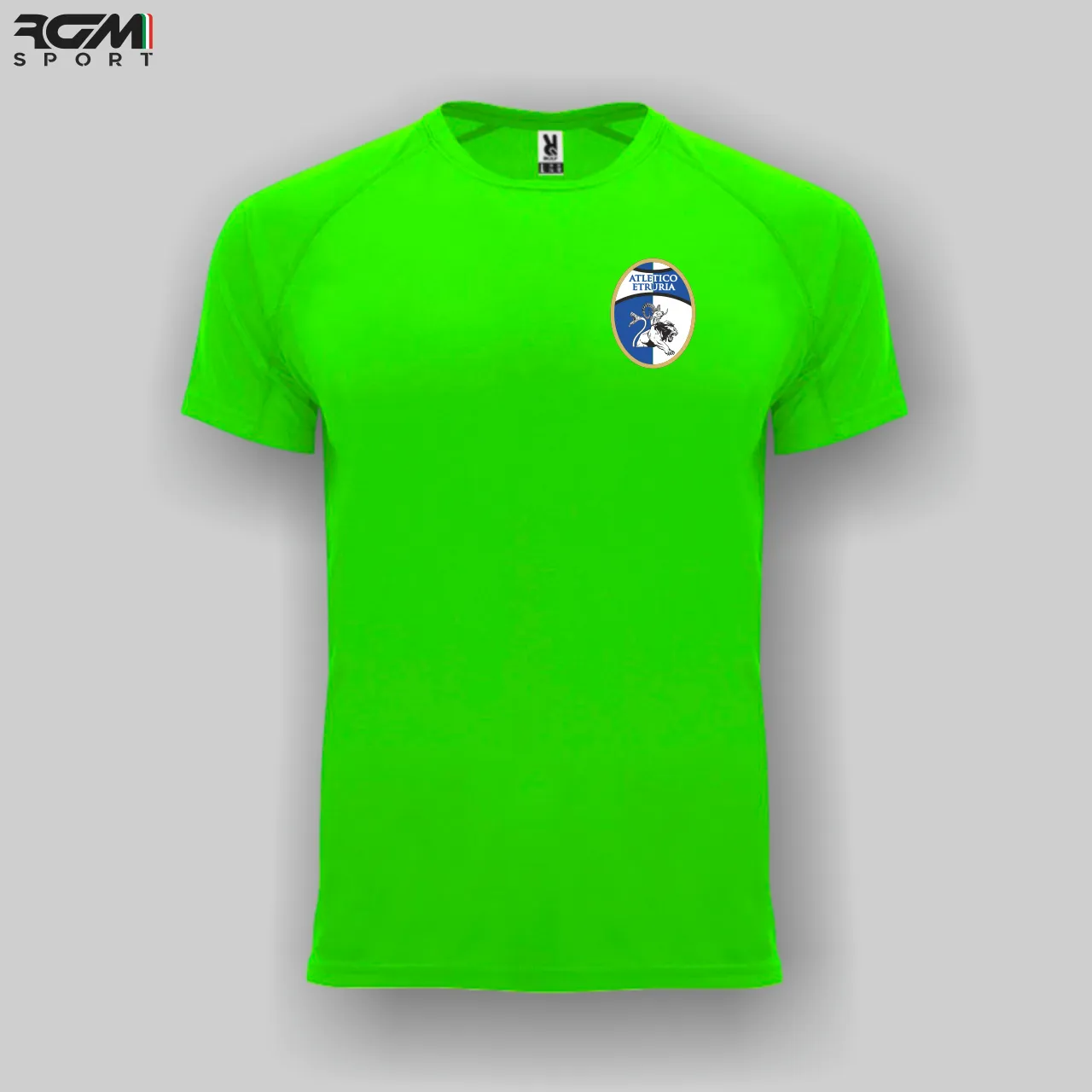 T-shirt Allenamento TECNICA Verde Fluo – Atletico Etruria