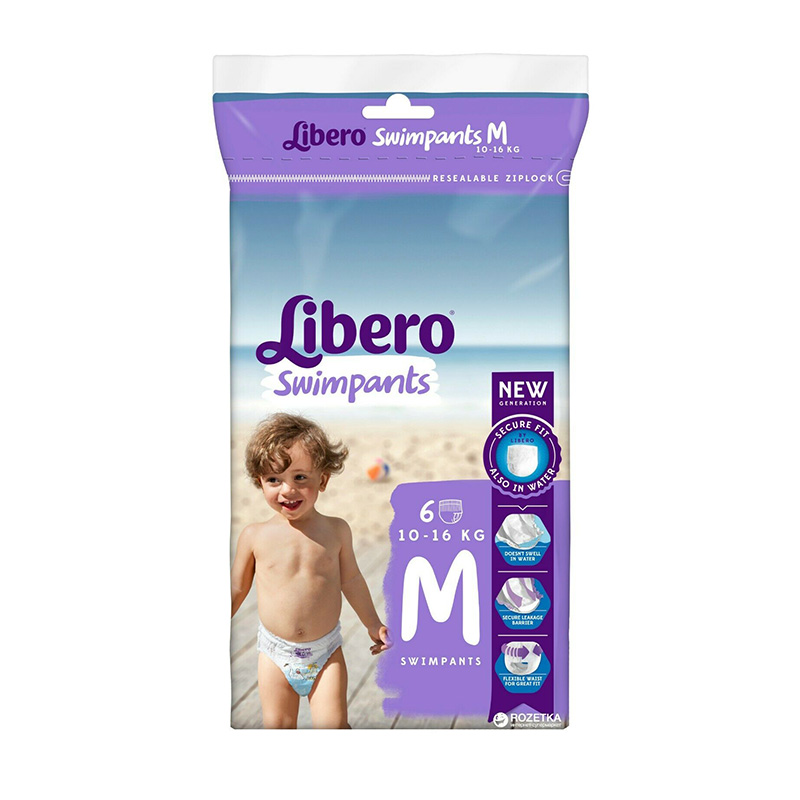 Libero Swimpants Taglia M (10-16 Kg) Pannolini per Mare e Piscina